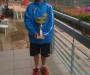 Max Hegenbart - vítězství ve dvouhře (1.turnajový titul) mladších žáků na Olympu (září 2011)